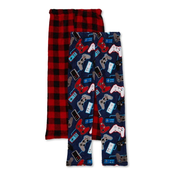 Beverly Hills Polo Club Boys Coral Fleece Lounge Pajama Pants 2 Pack